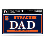 Wholesale Syracuse University 3" X 6" True Pride Decal -¬†Dad