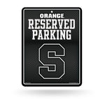 Wholesale Syracuse University - Carbon Fiber Design - Metal Parking Sign