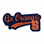 Wholesale Syracuse University Shape Cut Logo With Header Card - Distressed Design