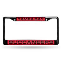 Wholesale Tampa Bay Buccaneers Black Laser Chrome 12 x 6 License Plate Frame