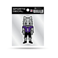 Wholesale Tcu 4"X4" Weeded Mascot Decal