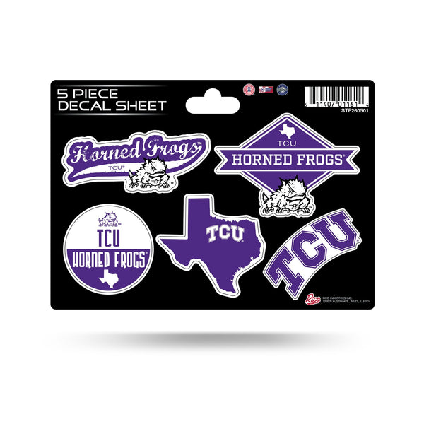 Wholesale TCU 5 Piece Decal Sheet