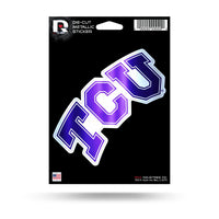 Wholesale Tcu Die Cut Metallic Sticker