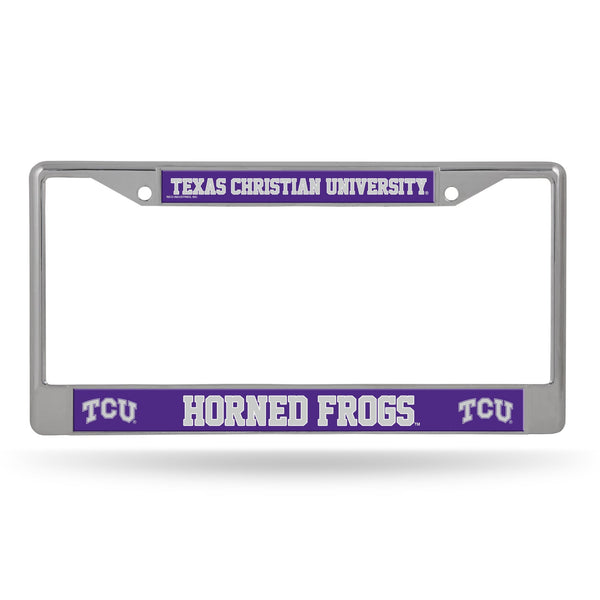 Wholesale TCU Horned Frogs Chrome Frame