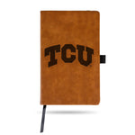 Wholesale Tcu Laser Engraved Brown Notepad With Elastic Band - Generic