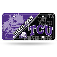 Wholesale Tcu Metal License Plate