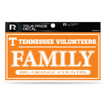 Wholesale Tennessee 3" X 6" True Pride Decal - Family