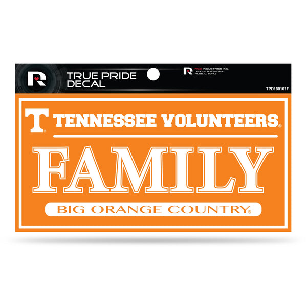 Wholesale Tennessee 3" X 6" True Pride Decal - Family