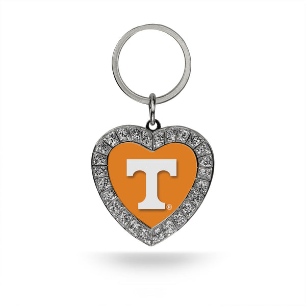 Wholesale Tennessee Rhinestone Heart Key Chain