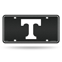 Wholesale Tennessee University - Carbon Fiber Design - Metal Auto Tag