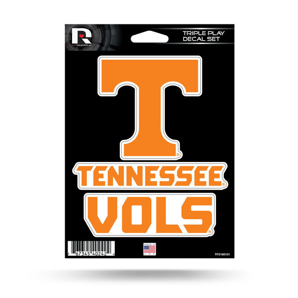 Wholesale Tennessee University Triple Play Sticker