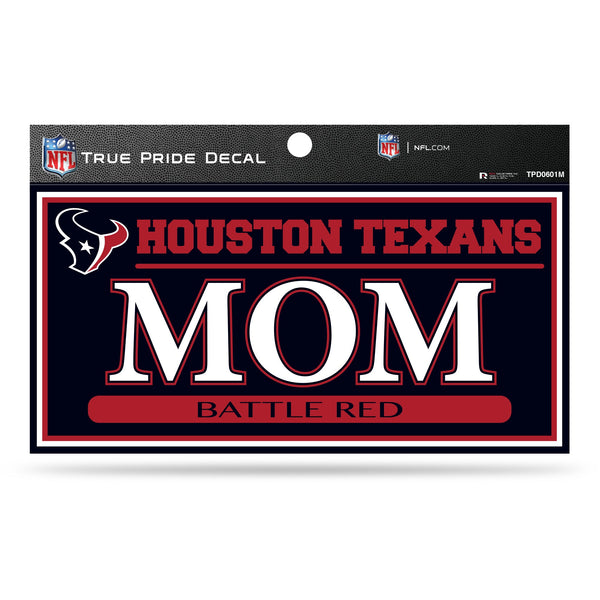 Wholesale Texans 3" X 6" True Pride Decal - Mom