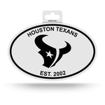 Wholesale Texans Black And White Oval Sticker