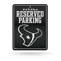 Wholesale Texans - Carbon Fiber Design - Metal Parking Sign