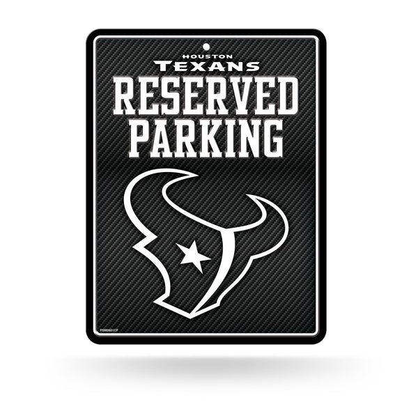 Wholesale Texans - Carbon Fiber Design - Metal Parking Sign