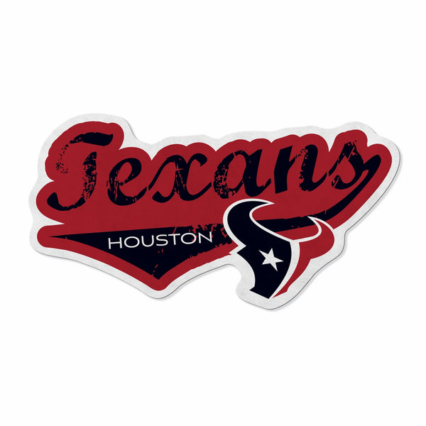 Wholesale Texans Shape Cut Logo With Header Card - Distressed Design