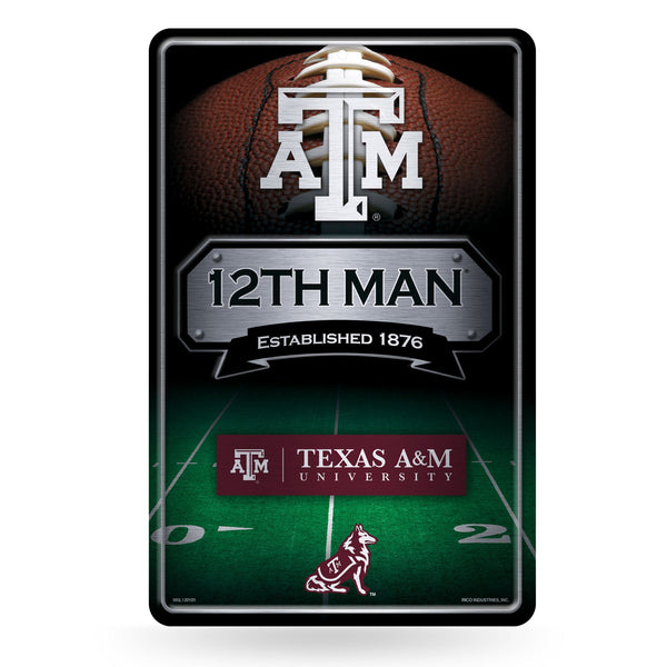 Wholesale Texas A&M 11X17 Large Embossed Metal Wall Sign