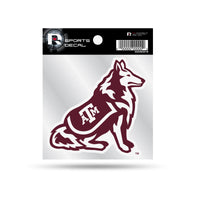 Wholesale Texas A&M 4"X4" Weeded Mascot Decal