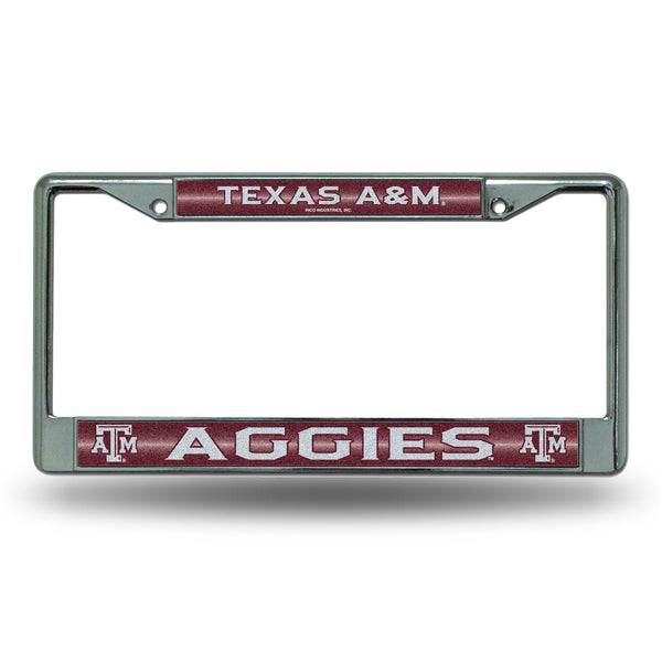 Wholesale Texas A&M Bling Chrome Frame