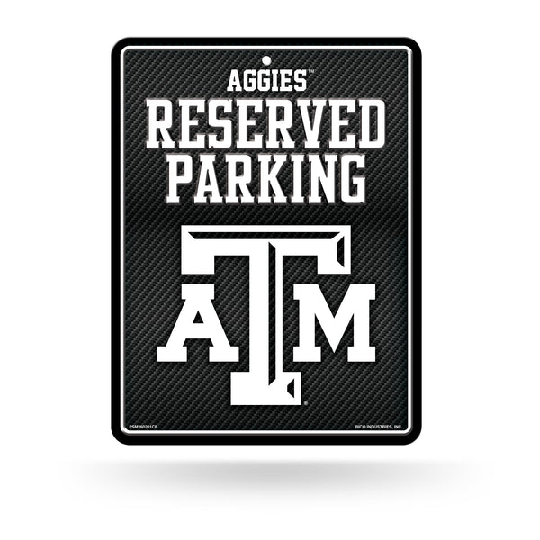 Wholesale Texas A&M - Carbon Fiber Design - Metal Parking Sign