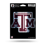 Wholesale Texas A&M Die Cut Metallic Sticker