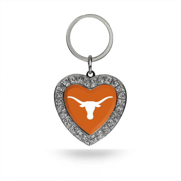 Wholesale Texas Rhinestone Heart Key Chain