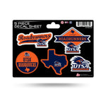 Wholesale Texas - San Antonio 5 Piece Decal Sheet