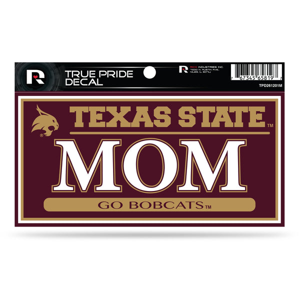 Wholesale Texas State 3" X 6" True Pride Decal - Mom