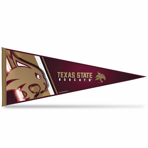Wholesale Texas State Soft Felt Carded Pennant (12X30)
