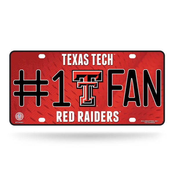 Wholesale Texas Tech #1 Fan Metal Tag