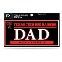 Wholesale Texas Tech 3" X 6" True Pride Decal - Dad