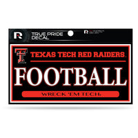 Wholesale Texas Tech 3" X 6" True Pride Decal - Football