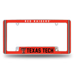 Wholesale Texas Tech Alternate Design All Over Chrome Frame - Bottom Oriented