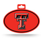 Wholesale Texas Tech Full Color Oval Sticker