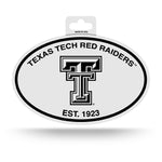 Wholesale Texas Tech Red Raiders Black And White Oval Sticker