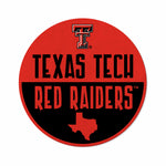 Wholesale Texas Tech Shape Cut Logo With Header Card - Classic Design