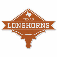 Wholesale Texas University Shape Cut Logo With Header Card - Diamond Design