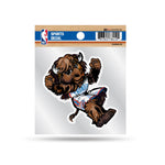 Wholesale Thunder Clear Backer Decal W/ Mascot Logo (4"X4")