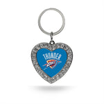 Wholesale Thunder Rhinestone Heart Keychain