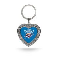 Wholesale Thunder Rhinestone Heart Keychain