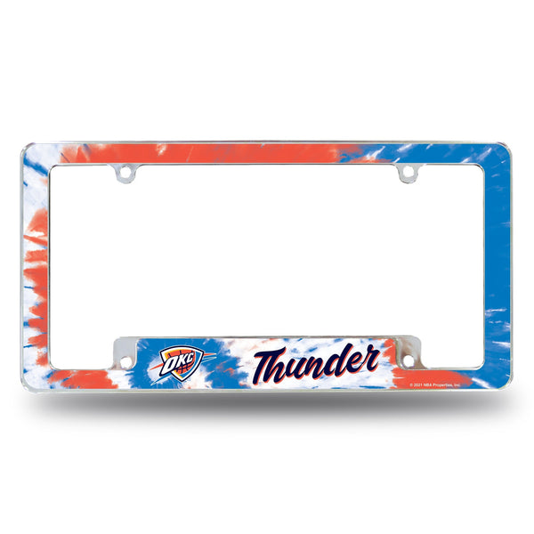 Wholesale Thunder - Tie Dye Design - All Over Chrome Frame (Bottom Oriented)