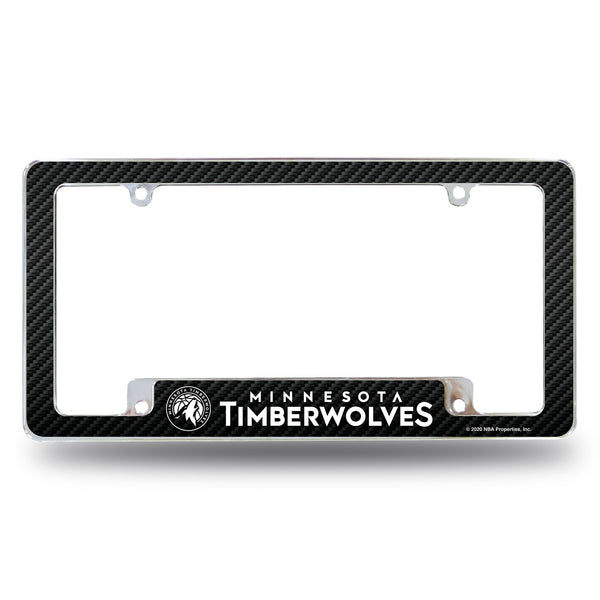 Wholesale Timberwolves - Carbon Fiber Design - All Over Chrome Frame