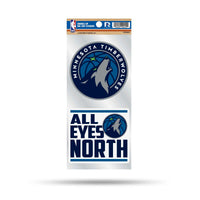 Wholesale Timberwolves Double Up Die Cut Sticker