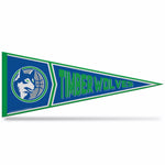 Wholesale Timberwolves Retro Design Soft Felt Carded Pennant (12" X 30")