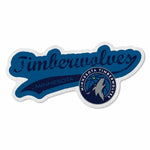 Wholesale Timberwolves Shape Cut Logo With Header Card - Distressed Design