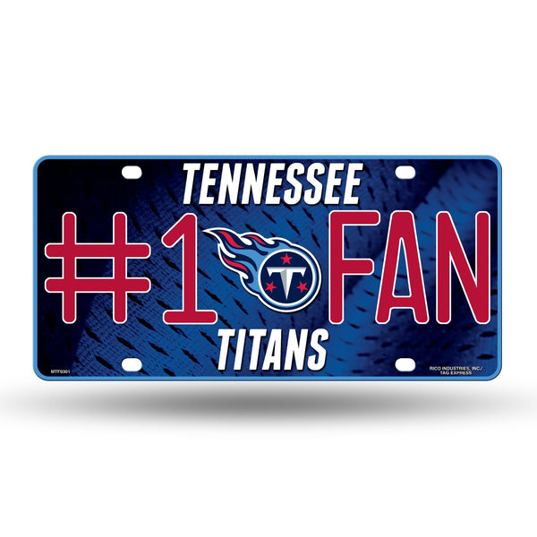 Wholesale Titans #1 Fan Primary Logo Metal Tag