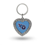 Wholesale Titans Rhinestone Heart Keychain