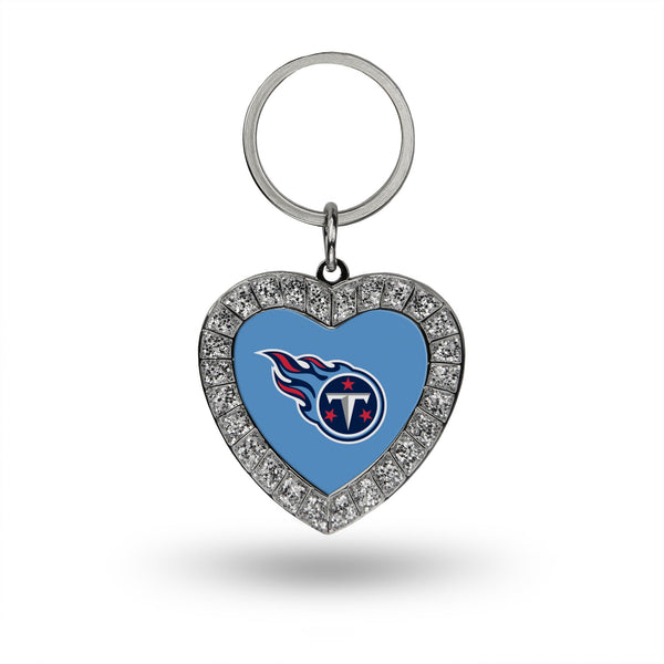 Wholesale Titans Rhinestone Heart Keychain