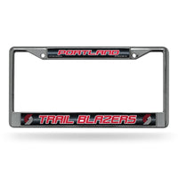 Wholesale Trail Blazers Bling Chrome Frame