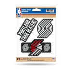 Wholesale Trail Blazers - Carbon Fiber Design - Triple Spirit Stickers